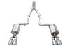 AWE Touring Edition Exhaust for 15+ Challenger 6.4 / 6.2 SC - Non-Resonated - Chrome Silver Quad Tips - image 2