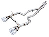 AWE Track Edition Cat-back Exhaust for BMW F8X M3/M4 - Chrome Silver