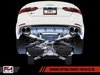 AWE Touring Edition Exhaust for Audi B9 S5 Sportback - Non-Resonated - Diamond Black 90mm Tips - image 3