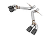AWE Track Edition Axle-back Exhaust for Gen6 Camaro SS / ZL1 - Diamond Black Tips (Quad Outlet) - image 1