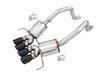 Track Edition Axle-Back Exhaust for Chevy Corvette C7 Stingray/Z51/Grand Sport/Z06/ZR1 - Diamond Black Tips - image 2