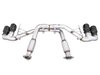 AWE Track Edition Exhaust for C8 Corvette - Diamond Black Tips - image 3