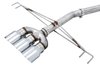 AWE Track Edition Exhaust for FK8 Civic Type R (includes Front Pipe) - Triple Chrome Silver Tips - image 3