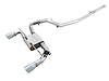 AWE SwitchPath Cat-back Exhaust (with Remote) for Ford Focus RS - Chrome Silver Tips - image 1