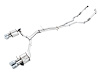 AWE SwitchPath Exhaust for Audi B9 S5 Sportback - Non-Resonated - Chrome Silver 102mm Tips