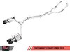 AWE SwitchPath Exhaust for Audi B9 S5 Sportback - Non-Resonated - Diamond Black 90mm Tips - image 3