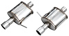 3815-11375 Track-to-Touring Rear Section Exhaust Conversion Kit Fits Select Volkswagen Jetta GLI Mk7.5 - image 1