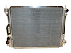 RFD.MUS.0514 3-Row Aluminum Single-Pass Radiator, 2005-2014 Ford Mustang (Except GT-500), 1.5 in. Inlet, 1.75 in. Outlet - image 1