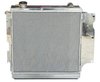 RJP.2R2621.A 2-Row Aluminum Radiator, 1987-2006 Jeep Wrangler w/ Small Block Chevy, Automatic, Polished, 26 in. x 21 in. - image 2