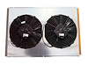 SHR.018 Aluminum Fan Shroud, w/ Dual 12 V Fans, Width: 29 in., Height: 20.25 in., Depth: 3.5 in.