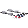 Jetty Deluxe 24 4- 12" Adjustable Width Closed Cell Foam Pad Holders