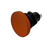 3108-CORG Shredder Transbrake Button [Orange, Billet Aluminum, Concave Head] - image 1