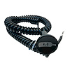 3109-CBLK-NS Shredder Nitrous Button [Black Engraved, Billet Aluminum, Concave, Momentary, Push Button Switch, Corded] - image 1