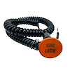 3109-CORG-LL Shredder Linelock Button [Orange Engraved, Billet Aluminum, Concave, Momentary, Push Button Switch, Corded] - image 1