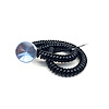 3109-CRAW Shredder Transbrake Button [Raw, Billet Aluminum, Concave, Head, Momentary, Push Button Switch, Corded] - image 1