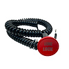 3109-CRED-LL Shredder Linelock Button [Red Engraved, Billet Aluminum, Concave, Momentary, Push Button Switch, Corded] - image 1