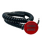 3109-CRED-TB Shredder Transbrake Button [Red Engraved, Billet Aluminum, Concave, Momentary, Push Button Switch, Corded] - image 1