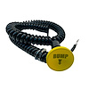 3109-CYEL-BD Shredder Bump Down Button [Yellow Engraved, Billet Aluminum, Concave, Momentary, Push Button Switch, Corded] - image 1