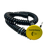 3109-CYEL-PR Shredder Parachute Button [Yellow Engraved, Billet Aluminum, Concave, Momentary, Push Button Switch, Corded] - image 1