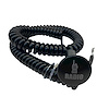 3109-MBLK-RR Shredder Racing Radio Button [Black Engraved, Billet Aluminum, Mushroom, Momentary, Push Button Switch, Corded] - image 1
