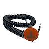3109-MORG-RR Shredder Racing Radio Button [Orange Engraved, Billet Aluminum, Mushroom, Momentary, Push Button Switch, Corded] - image 1