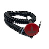 3109-MRED-RR Shredder Racing Radio Button [Red Engraved, Billet Aluminum, Mushroom, Momentary, Push Button Switch, Corded]