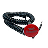 3109-MRED-SB Shredder Scramble Boost Button [Red Engraved, Billet Aluminum, Mushroom, Momentary, Push Button Switch, Corded] - image 1