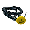 3109-MYEL-BU Shredder Bump Up Button [Yellow Engraved, Billet Aluminum, Mushroom, Momentary, Push Button Switch, Corded] - image 1