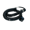 3109-SCAR Snap Action Corded Button [Carbon, Momentary Push Button Switch, Corded] - image 1