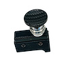 3111-CCAR-L Crusher Transbrake Button [Carbon Illusion Concave, Left Side] - image 1