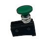 3111-CGRN-L Crusher Transbrake Button [Green Concave, Left Side] - image 1