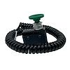 3111-CGRN-LC Crusher Transbrake Button [Green Concave, Left Side, Cord Included]