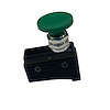 3111-CGRN-R Crusher Transbrake Button [Green Concave, Right Side] - image 1