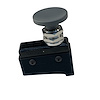 3111-CGRY-R Crusher Transbrake Button [Grey Concave, Right Side] - image 1