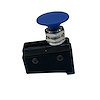 3111-MDBL-L Crusher Transbrake Button [Blue Mushroom Left Side] - image 1