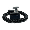 3111-MGRY-LC Crusher Transbrake Button [Grey Mushroom Left Side, Cord Included] - image 1