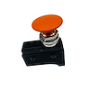 3111-CGRN-L Crusher Transbrake Button [Orange Mushroom, Left Side] - image 1