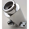 3300-001P Water Filler Neck Expansion Tank for Small and Big Block Chevy [Black Powder-Coated Finish] - image 1