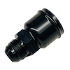 3512-1500-MB Male AN To Radiator Hose -12 AN To 1.500 in. Hose [Black Anodized] - image 1