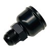 3512-1750-MB Male AN To Radiator Hose -12 AN To 1.750 Hose [Black Anodized] - image 2
