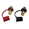 4000-220S Battery Charging Posts [Red & Black, Pair]