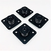 4004-550E-BSD Doubler Plate [Square Spring Eject, Black Aluminum, Hex Head, 0.550 in. Grip, Set of 4] - image 1