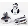 Package of 10 .400 Diameter x .400 Long Dome Head Quarter Turn Hex Head DZUS Button Fasteners made f - image 1