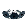4010-450F-B Quarter Turn Quick Fastener [Hex, Flat, Black, 0.400 in. Diameter X 0.450 in. Grip, Set of 10] - image 1
