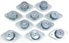 Self-Ejecting Quarter-Turn DZUS Button Fasteners - Hex Head, Cadium Plated Steel - image 2