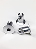 4010-650F Quarter Turn Quick Fastener [Hex, Flat, Aluminum, 0.400 in. Diameter X 0.650 in. Grip, Set of 10] - image 1