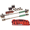 Weld On Collector Tether Kit Mild Steel Brackets with Green Marking Sleeve - image 1