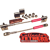 Weld On Collector Tether Kit Mild Steel Brackets with Pink Marking Sleeve - image 1