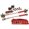 Weld On Collector Tether Kit Mild Steel Brackets with Red Marking Sleeve - image 1