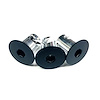 4050-450F-B Quarter Turn Quick Fastener [Hex, Flat, Black, 0.400 in. Diameter X 0.450 in. Grip, Set of 50] - image 1